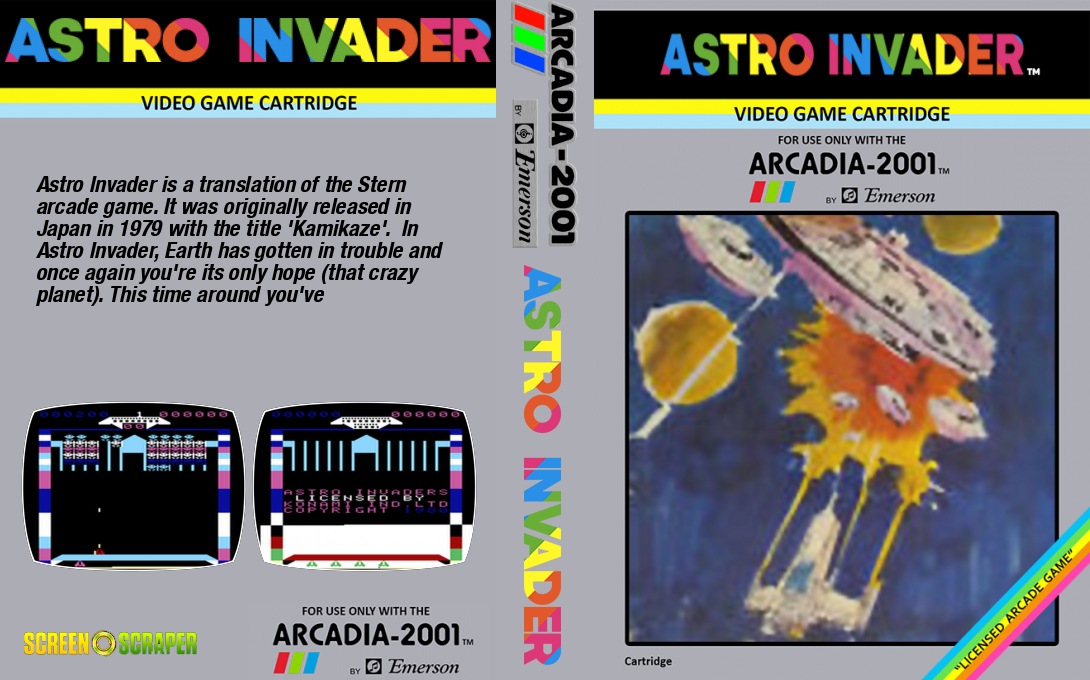 Astro Invader — box-texture (US)