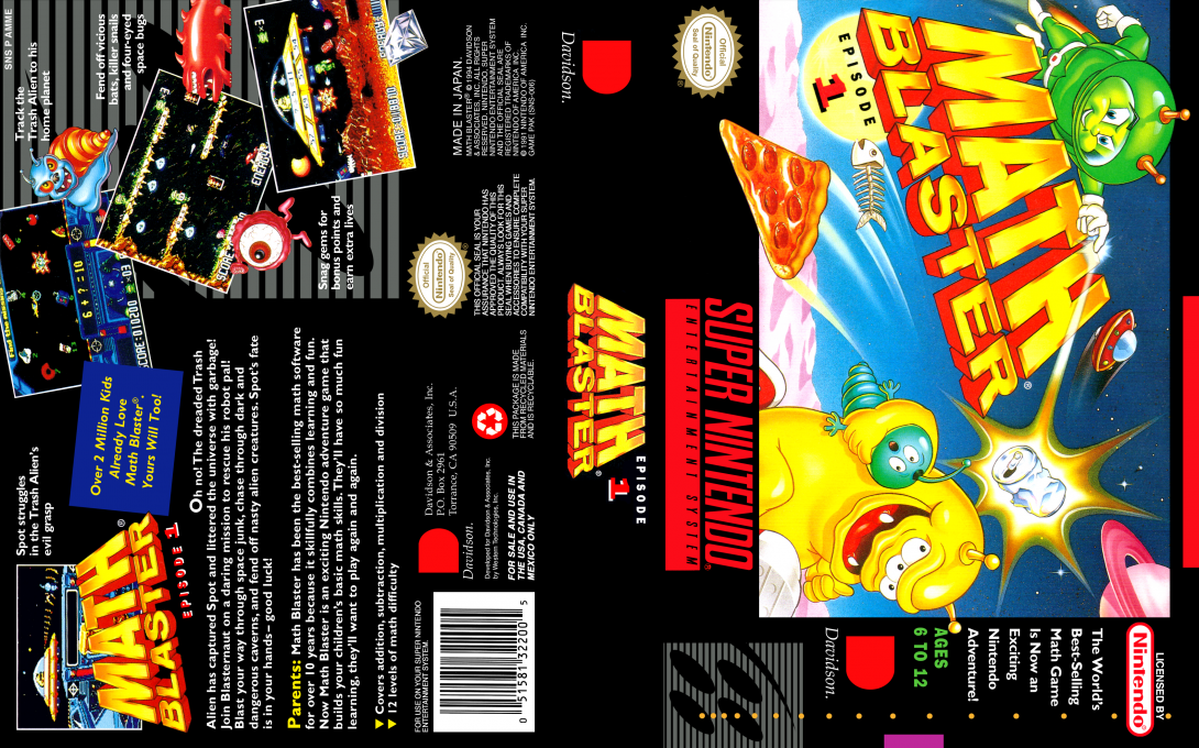 Math Blaster - Episode 1 - In Search Of Spot — box-texture (US)
