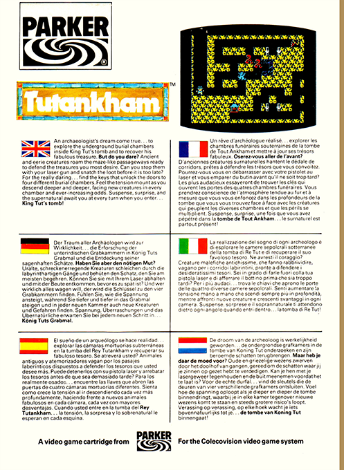 Tutankham — box-2D-back (EU)