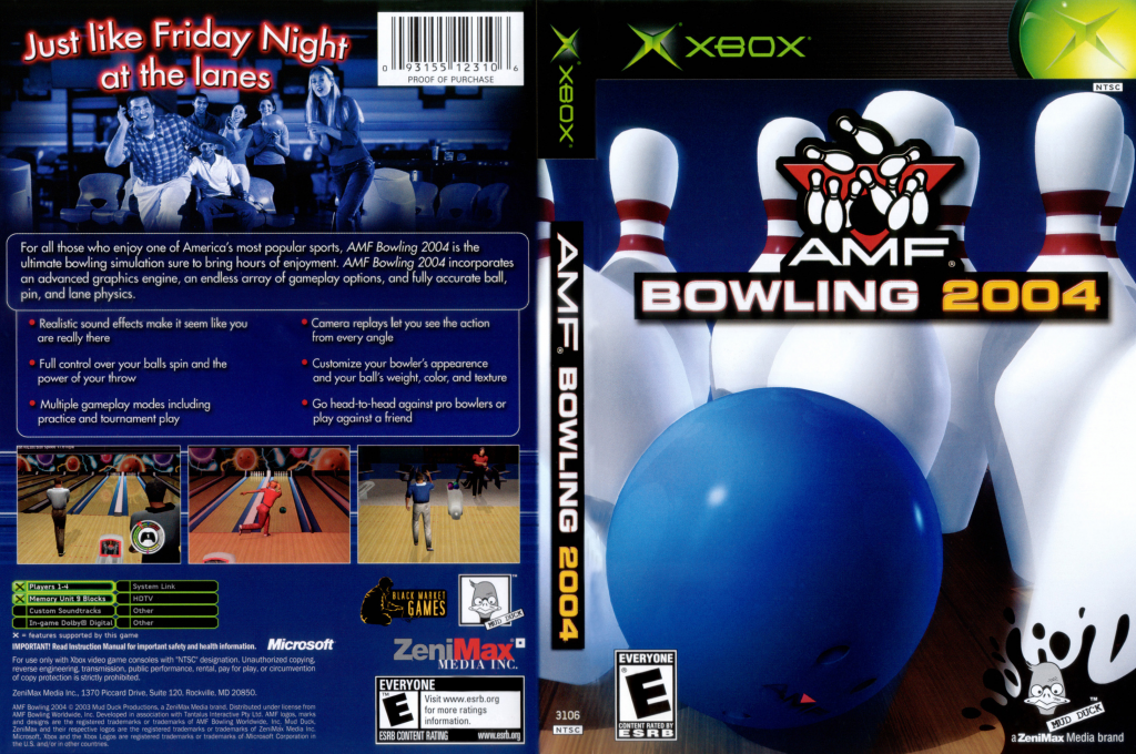 AMF Bowling 2004 — box-texture (US)