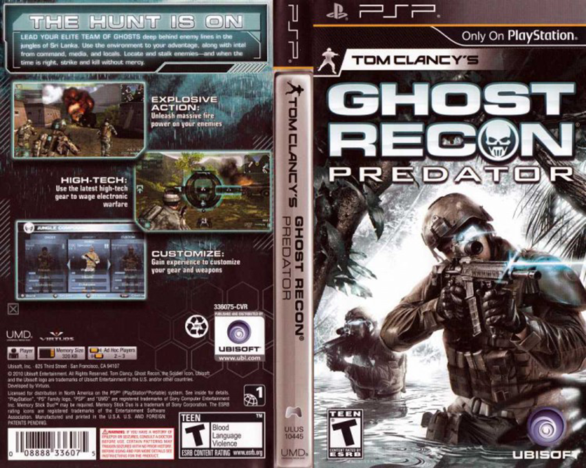 Tom Clancy's Ghost Recon - Predator — box-texture (US)