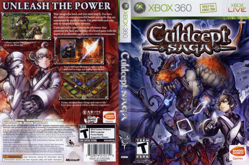 Culdcept Saga — box-texture (US)
