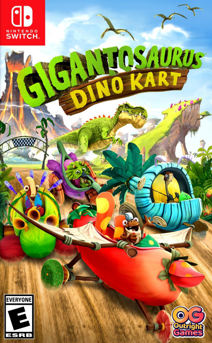 Gigantosaurus Dino Kart box art