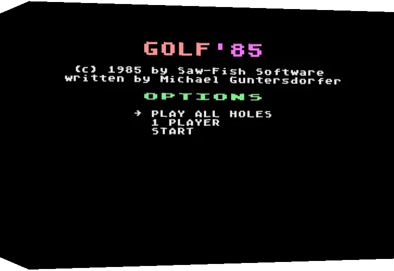 Golf '85 — box-3D (WOR)