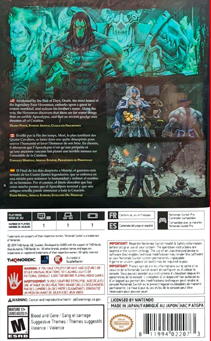 Darksiders 2 - Deathinitive Edition — box-2D-back (US)