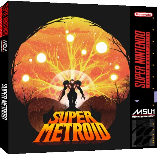 Super Metroid — box-3D (US)