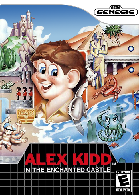 Alex Kidd In The Enchanted Castle box art