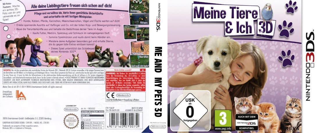 Me And My Pets 3d — box-texture (DE)