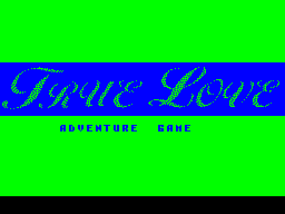 True Love — sstitle (WOR)