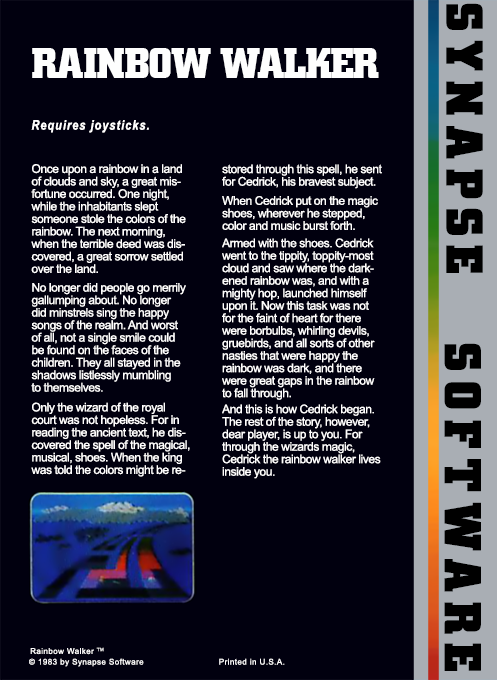 Rainbow Walker — box-2D-back (WOR)