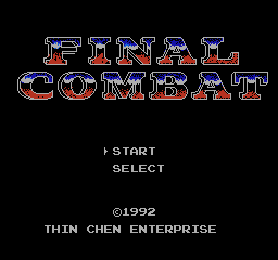 Final Combat — sstitle (WOR)