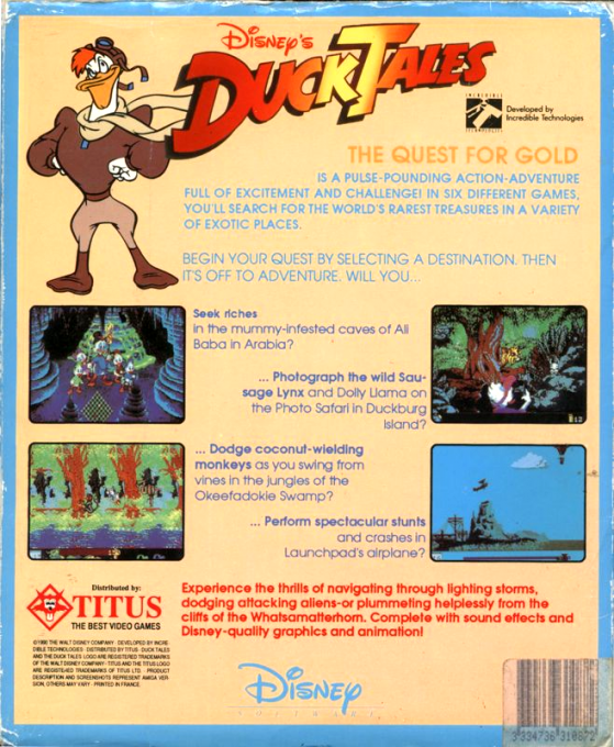 Disney's Duck Tales - The Quest For Gold — box-2D-back (SP)