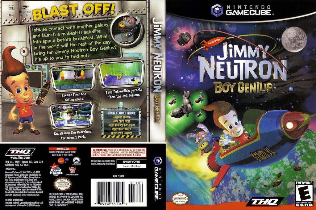 Jimmy Neutron - Boy Genius — box-texture (US)