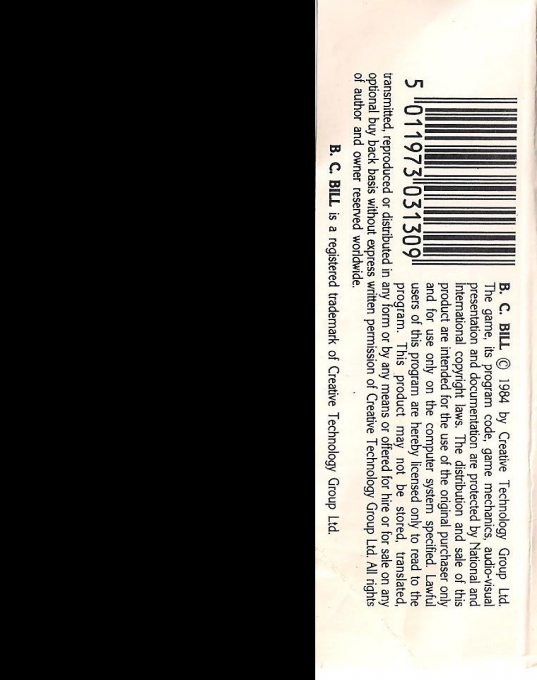 B. C. Bill — box-2D-back (WOR)