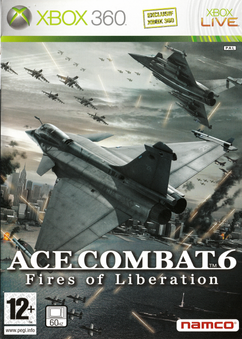 Ace Combat 6 - Fires of Liberation — box-2D (FR)
