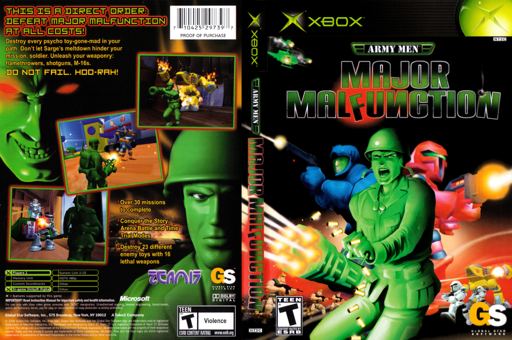 Army Men - Major Malfunction — box-texture (US)