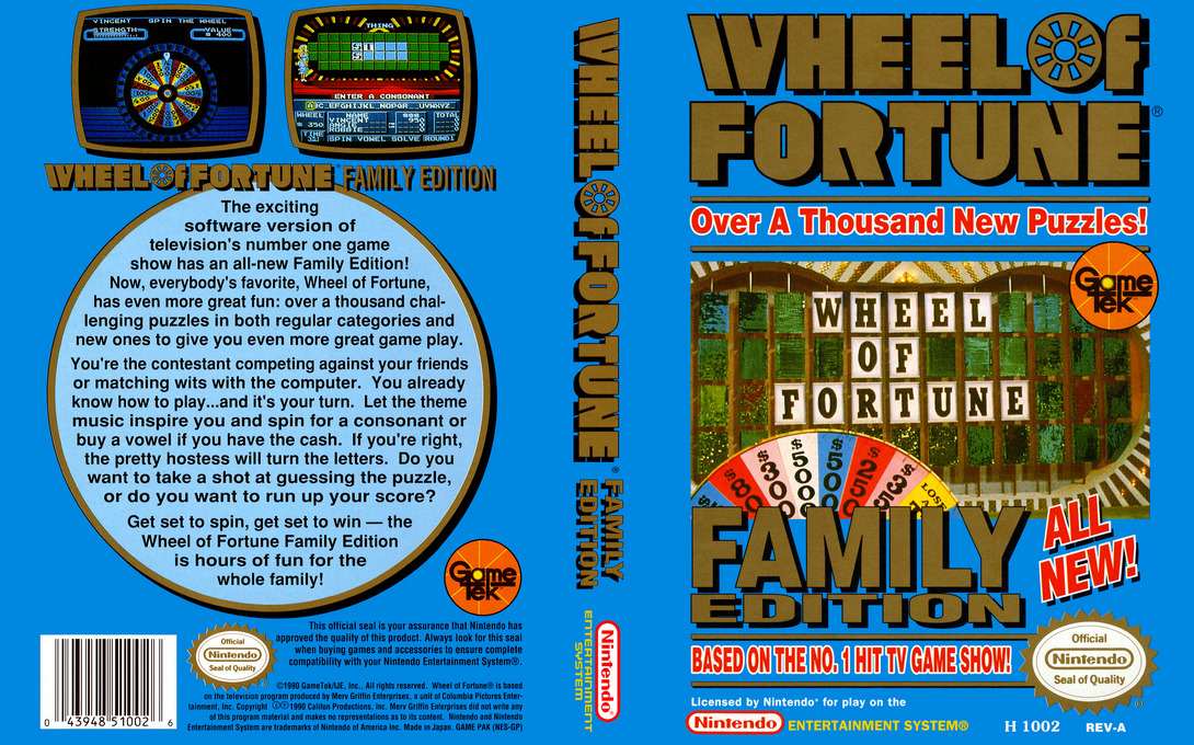 Wheel of Fortune - Family Edition — box-texture (US)