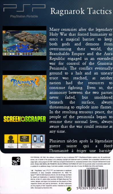 Ragnarok Tactics — box-2D-back (SS)