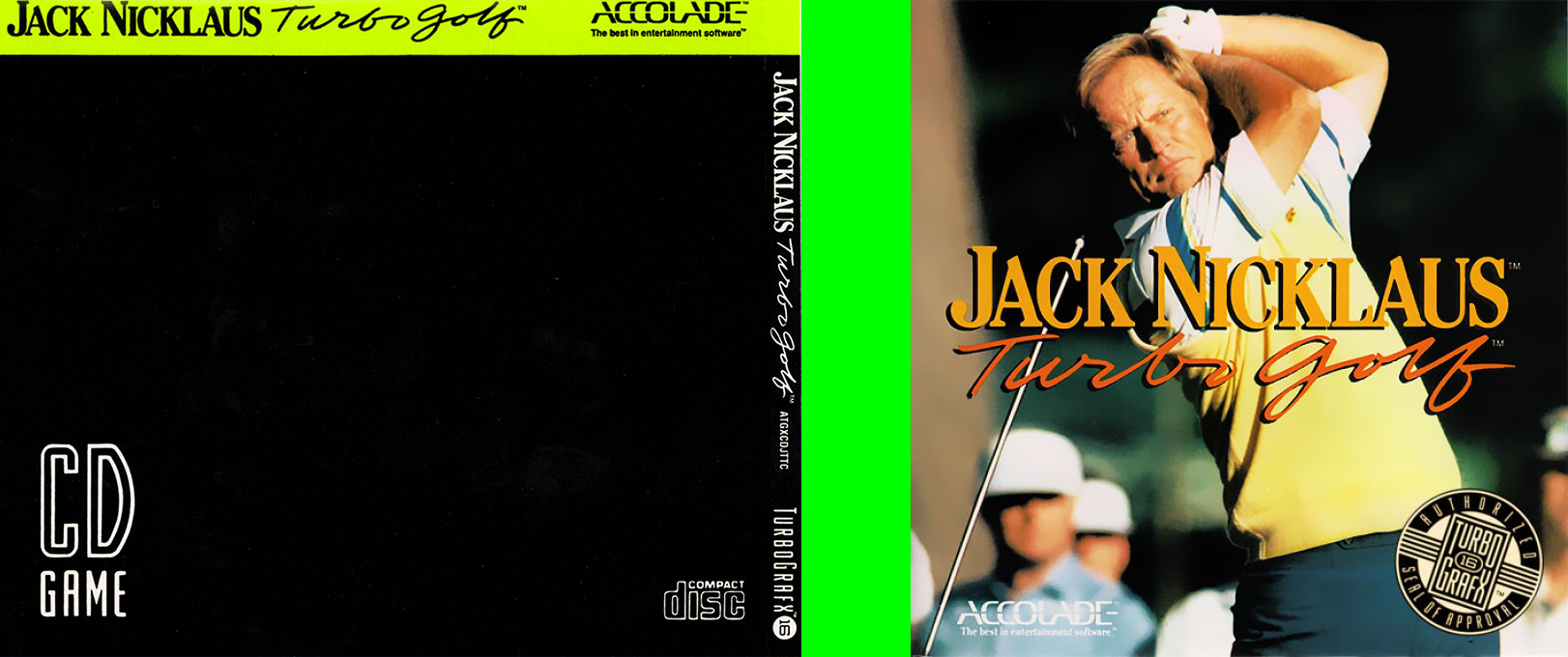 Jack Nicklaus Turbo Golf — box-texture (US)