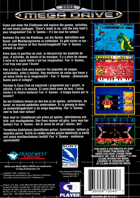 Fun 'n' Games — box-2D-back (EU)
