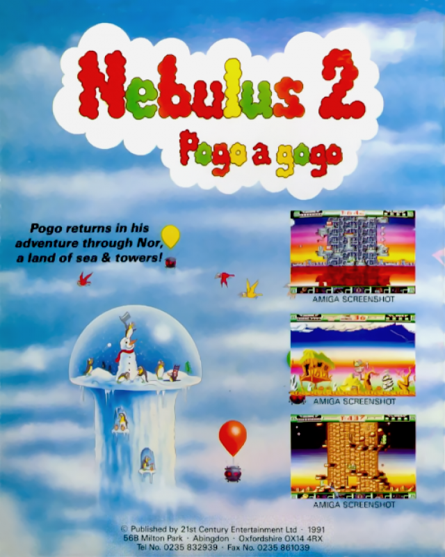 Nebulus 2 - Pogo a Gogo — box-2D-back (EU)
