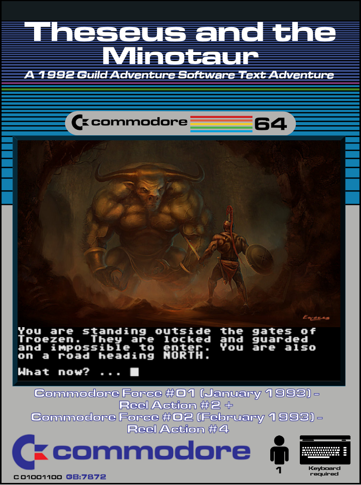 Theseus and the Minotaur box art