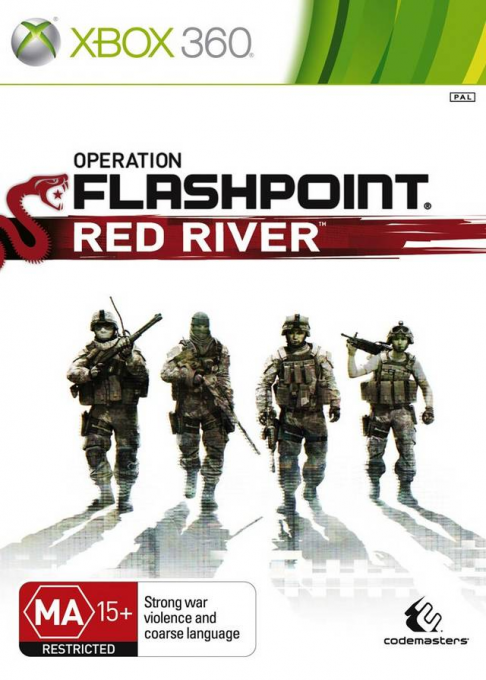 Operation Flashpoint - Red River — box-2D (AU)
