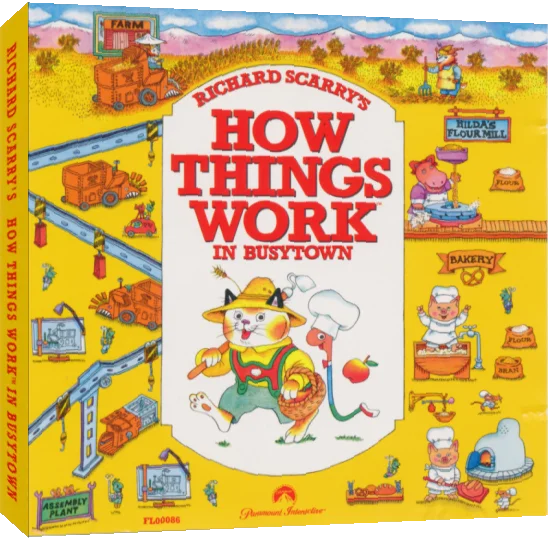 Richard Scarry's How Things Work In Busytown — box-3D (US)