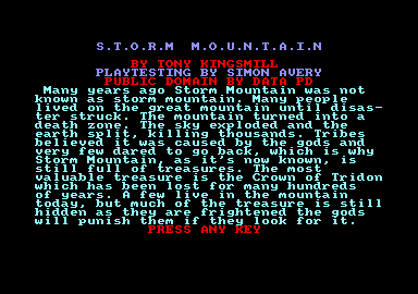 Storm Mountain — sstitle (EU)