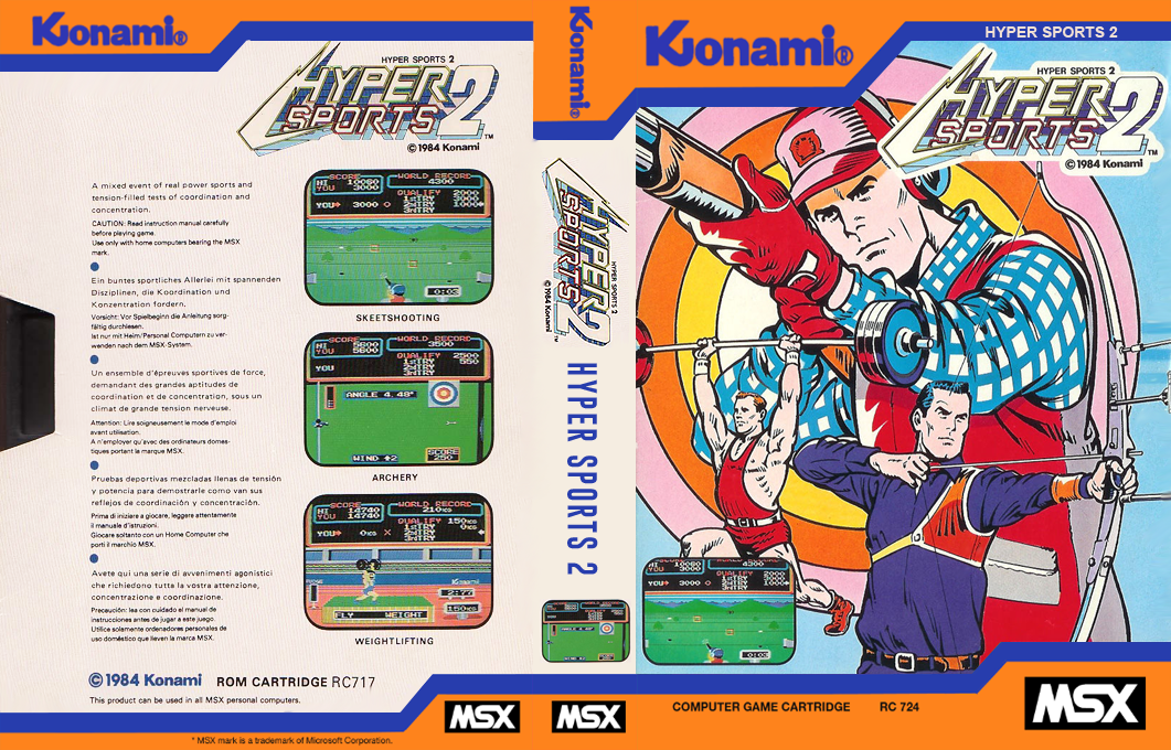 Hyper Sports 2 — box-texture (EU)