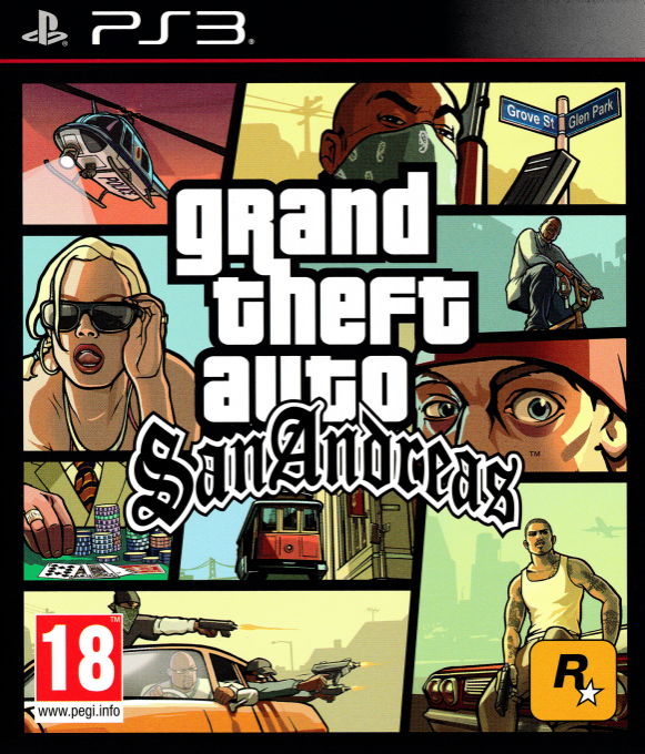 Grand Theft Auto - San Andreas — box-2D (DE)