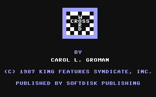 Crossword — sstitle (WOR)