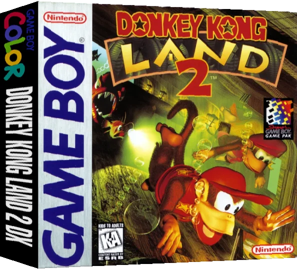 Donkey Kong Land 2 DX — box-3D (WOR)