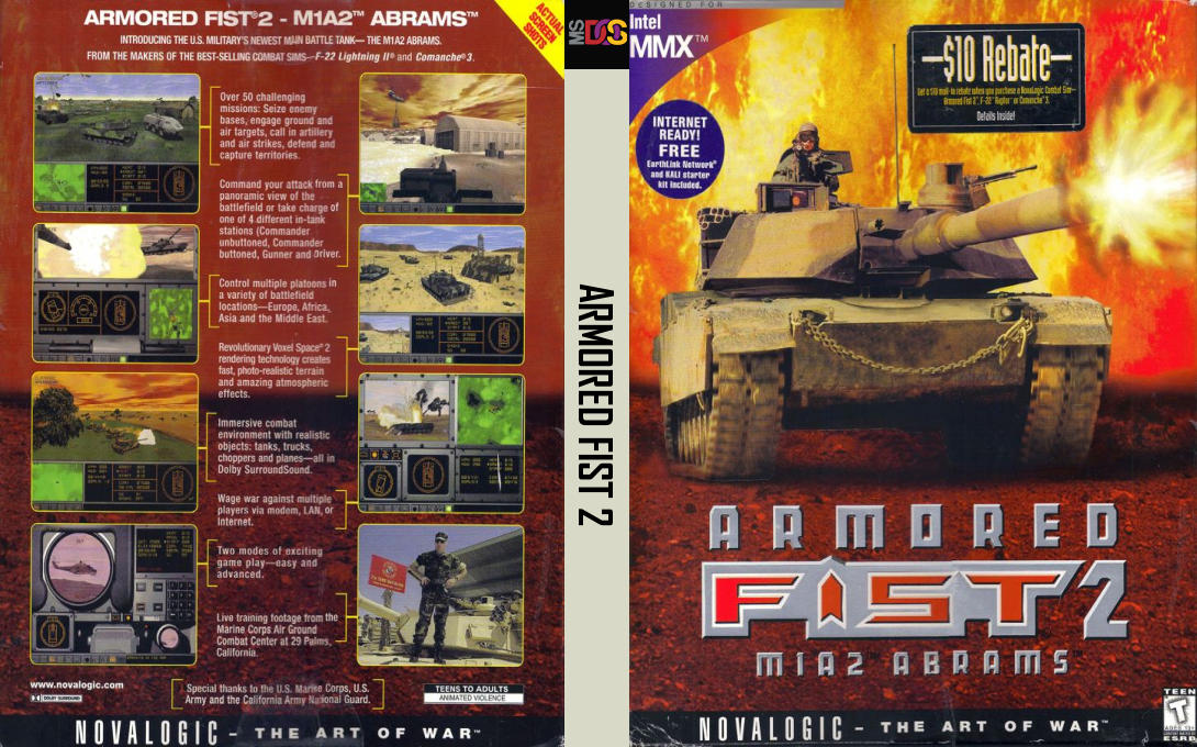 Armored Fist 2 — box-texture (US)