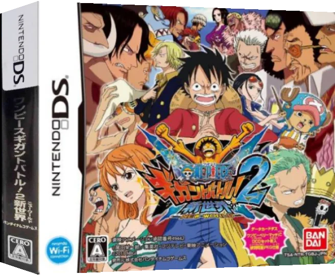 One Piece Gigant Battle 2 - Shin Sekai — box-3D (JP)