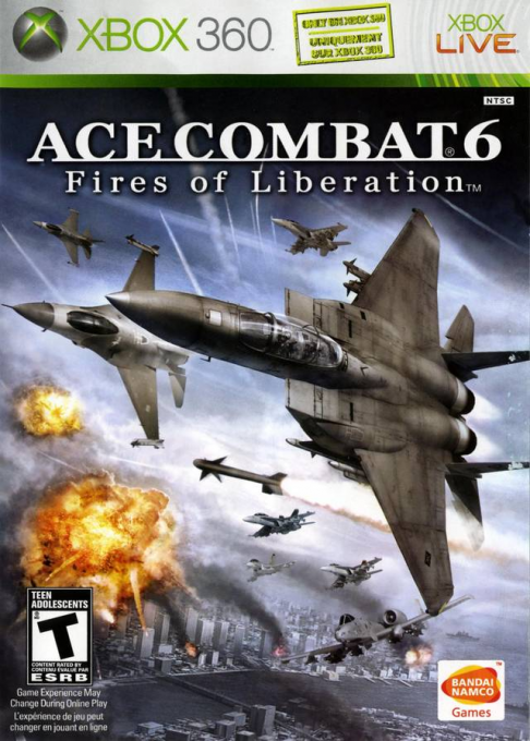 Ace Combat 6 - Fires of Liberation — box-2D (CA)