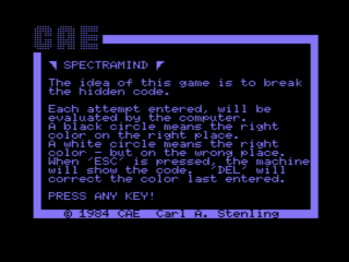 Spectramind — sstitle (WOR)