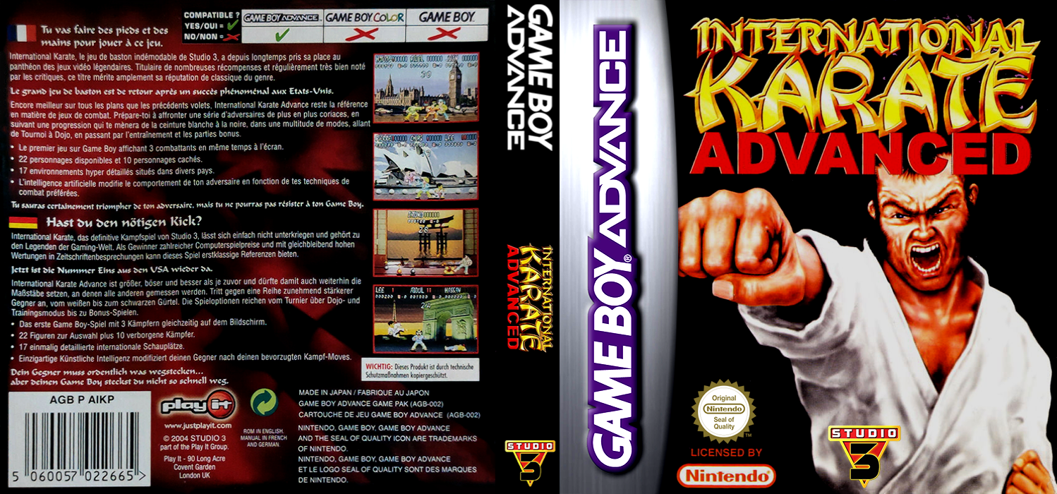 International Karate Advanced — box-texture (FR)