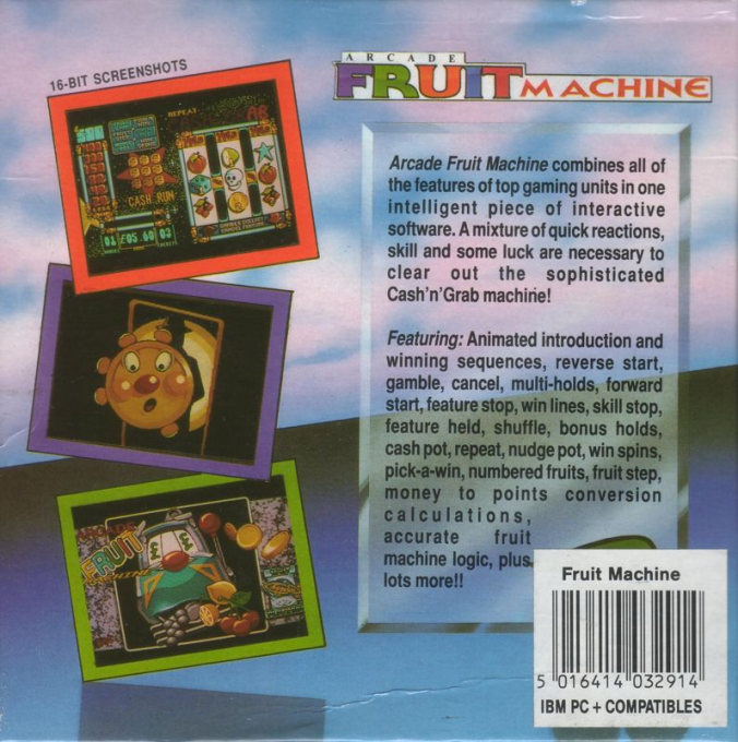 Arcade Fruit Machine — box-2D-back (EU)
