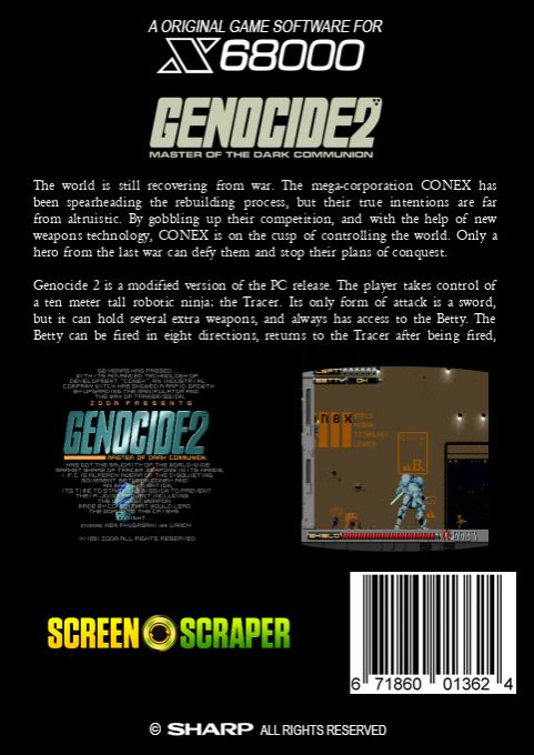 Genocide 2 — box-2D-back (SS)