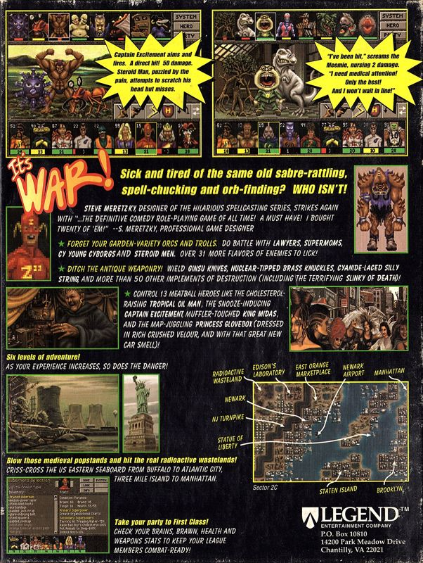 Superhero League Of Hoboken — box-2D-back (US)
