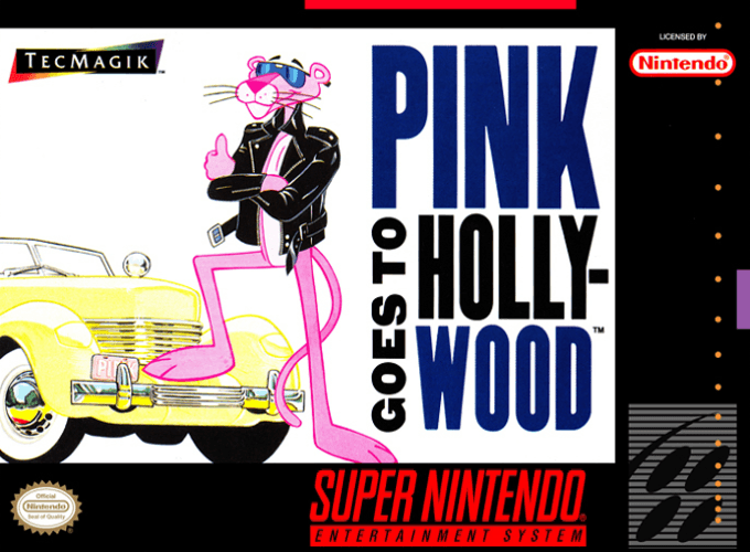 Pink Goes To Hollywood box art