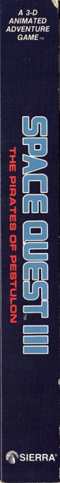 Space Quest III - Die Piraten von Pestulon — box-2D-side (US)