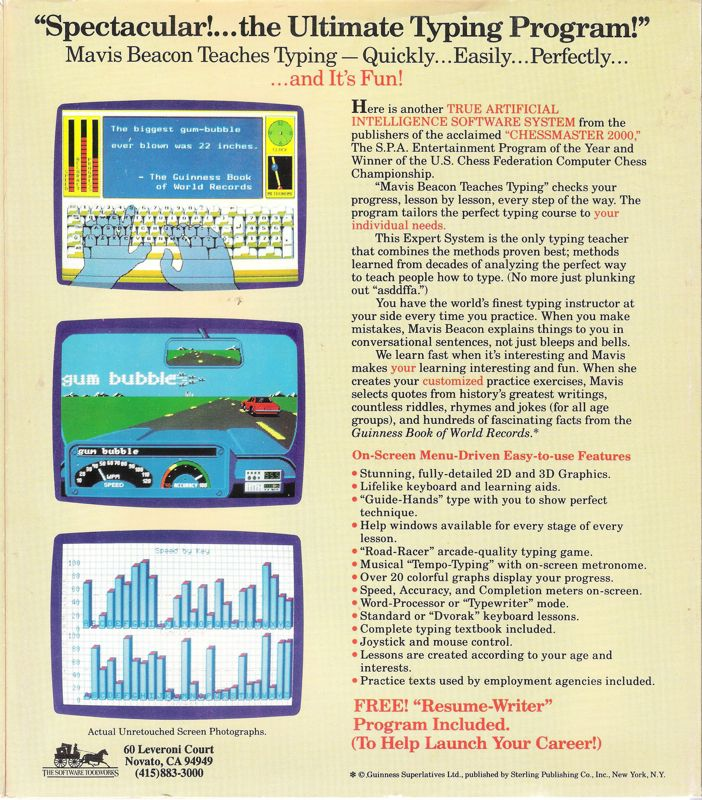 Mavis Beacon Teaches Typing! — box-2D-back (US)
