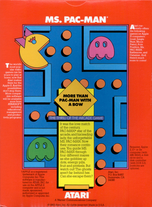 Ms. Pac-man — box-2D-back (US)