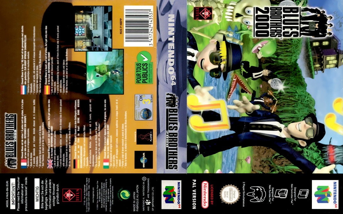 Blues Brothers 2000 — box-texture (EU)