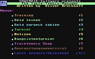 Table Tennis Manager — ss (DE)