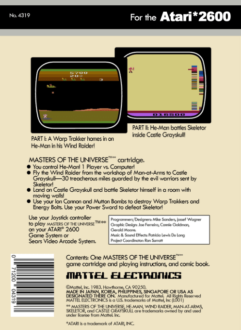Masters Of The Universe - The Power Of He-man — box-2D-back (US)