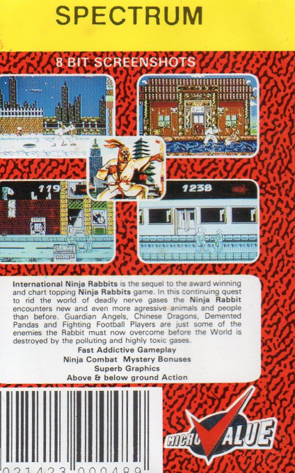 International Ninja Rabbits — box-2D-back (EU)