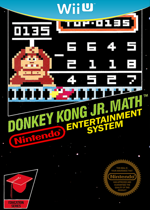 Donkey Kong Jr. Math box art